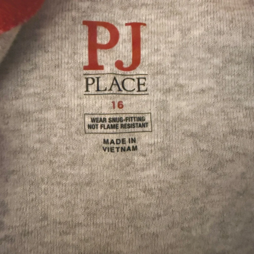Children's Place Kids Christmas Pajamas 2 Pack Santa / Red Truck Size 16 Cotton
